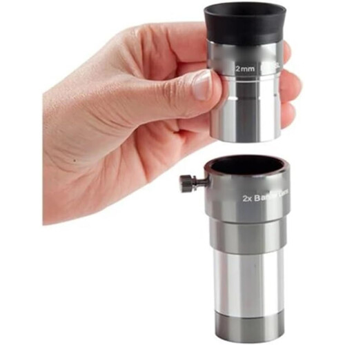 1.25 Inches 2X Barlow Extender Mirror Eyepiece Telescope Accessories Getting Started 2