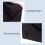Surf Poncho  Wetsuit Wrap with Adjustable Collar 4ft Privacy Screen Black Cape 5