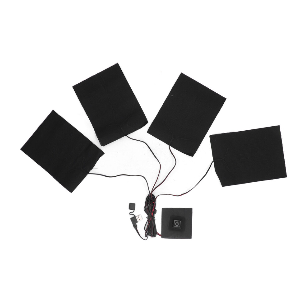 Smart Comfort: USB Electric Heating Pad, Foldable Washable Heating Sheet with Customized Thermostat for Uniform Heat Distribution, Carbon Fiber Heatin