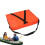 Boat Flotation Device, Inflatable Throw Cushion, Safety Preserver, Red 1