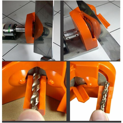 Drill Bit Sharpener Multipurpose Electric Sharpener For All Drill Bit Types Quick Sharpening Easy To Use 1