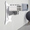 Adjustable 360 Rotation Projectors Mount with Stable 4-White 4