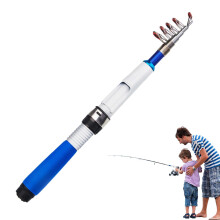 Telescope fishing rod, short fishing rod, casting rod pocket travel rod, short pole, ice fishing, comfortable grip for rivers, lakes, oceans