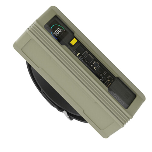 Silicone Protector For 25000mAh Battery Power-Rainforest green