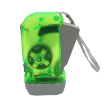 Torcia a dinamo di emergenza, design compatto e portatile, funzionamento a pressione senza batterie, torcia a generatore manuale per campeggio,