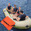 Boat Flotation Device, Inflatable Throw Cushion, Safety Preserver, Red 5