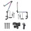 Microphone Boom Arm Microphone Stand Boom-YZ 38S microphone cl 2