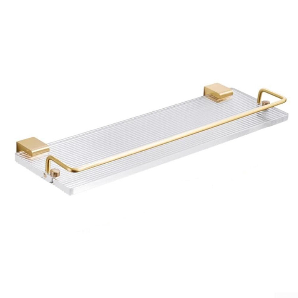 Floating Shelves Wall Mounted With Gold Towel Rack For Bathroom, Kitchen, Bedroom 9412369449757