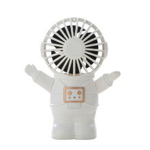 Mini ventilatore portatile innovativo a forma di astronauta, ventilatore silenzioso con batteria ricaricabile tramite USB per casa, ufficio e viaggi,
