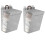 2 Pack Collapsible Laundry Hamper with Lid, Wall Hanging Laundry Bag with Sticky Hook 1