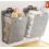 2 Pack Collapsible Laundry Hamper with Lid, Wall Hanging Laundry Bag with Sticky Hook 4