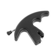 (As show, One size) Archery Release Aid Thumb Style Shooting Hunting Compound Recurve Bows Tools, Black
