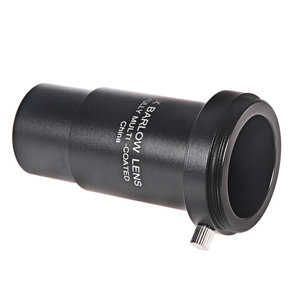 Metal 3X/5X Extender Telescope Double Universal Barlow Lens To 1.25 Inches 31.7Mm Eyepiece(3X) 9412369451057