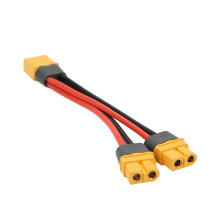 Fleksibel opladningsforbindelse til RC-batteri XT60Plug-forlængerkabel Ingen svejseinstallation Let og holdbart parallelt batteristik med blød