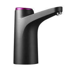 Pompa portatile per bottiglie d'acqua, dispenser d'acqua in materiale sicuro per bottiglie da 2 a 5 galloni con ricarica elettrica USB, perfetto per