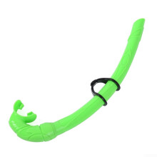 Effortless breathing snorkel for all water activities, ideal for diving and swimming green
