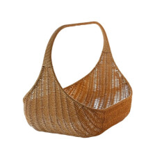 Picnic basket, picnic basket, handled basket, picnic basket, baskets for the garden, for home, picnic, picnic basket handwoven(L)