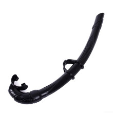 PVC Diving Snorkel Tube, EasyBreath Large Calibre for Swimming, Water Sports Black
