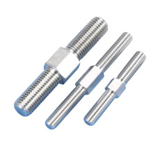 304 Stainless Steel Hex Head Double End Studs Rods Right Left Hand Thread Screws (M14100(1pcs))