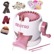 SENTRO Knitting Machine, 22 Needles, Circular Knitting Machine, Hat Loom, Sock Loom