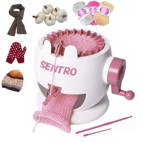 SENTRO Knitting Machine, 22 Needles, Circular Knitting Machine, Hat Loom, Sock Loom