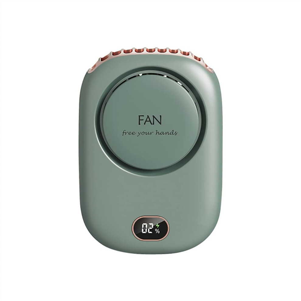 Mini Handheld Fan Lazy Hanging Neck Fan Mini Cooling Bladeless Usb Rechargeable 9365049400763