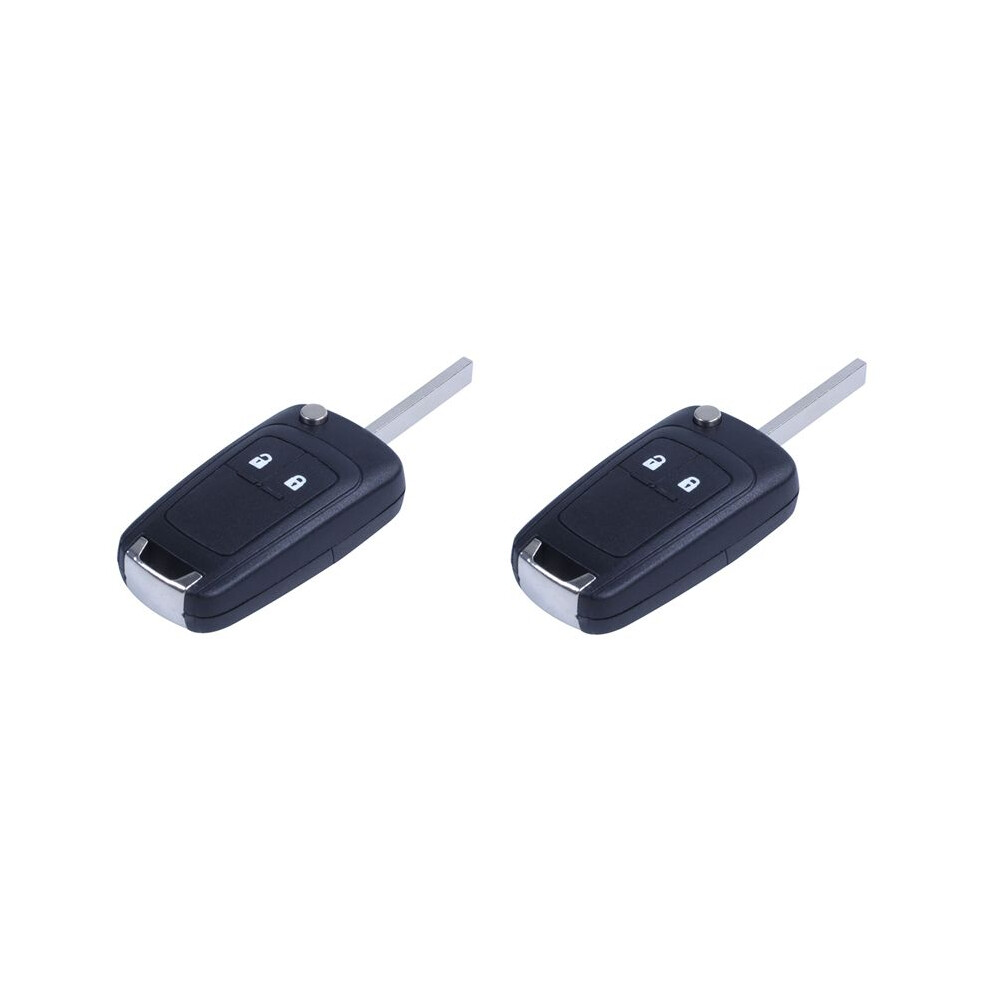 2X Foldable Shell 2 Buttons For Remote Key Vauxhall Astra Opel Insignia 4711629864763