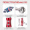 Electric Dough Stirrer 1000W Handheld Whisks Present for Cooking 5