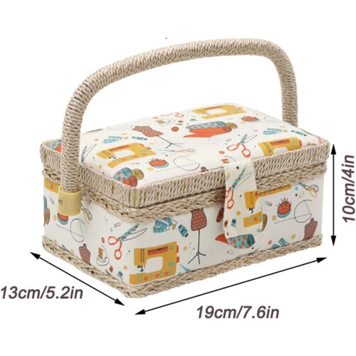 sewing box sewing bag storage container sewing basket sewing accessories 2