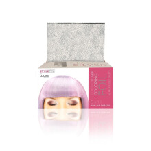 Corrugated foil cut 500 pieces, silver, FOR HAIR COLOURING, for hairdressing treatments