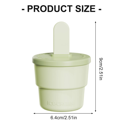 Moule à glace en Silicone, réutilisable, à libération-Vert 2