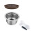 Ensemble de capsules de café réutilisables en acier inoxydable, 1