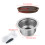 Ensemble de capsules de café réutilisables en acier inoxydable, 4