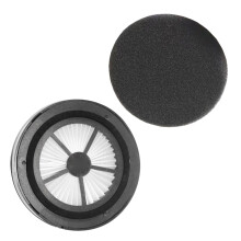 3Pcs Heavy Duty Vacuum Filter Dust Retention-Pearl gray