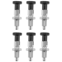 6X M10 Stainless Steel Self Locking Index Plunger Pin with Self Locking Function for Dividing Head