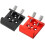 A89E Telescope Finder Scope Base Mount Adapter Flat Base for Slot 1/4 Thread Conversion Accessories Black 2