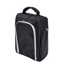 Golf shoe carry bag, handbag, golf accessories, zipper, sports shoe carry bag, boot bag with outer pockets, B