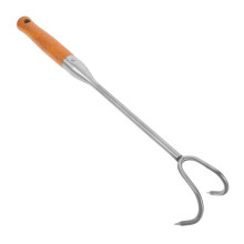 Outdoor fishing cooked food hooks meat hook flippers grill accessory pork tail meat f deep fryer hooks wood 60.00X6.00X5.80CM