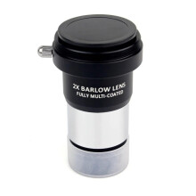 1.25inch 2X Barlow Lens Fully MultiCoated Metal Camera Connect Interface M42X0.75 Thread for Telescope
