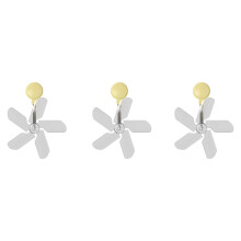 Ventouse de ventilateur d'extraction de-Jaune crème
