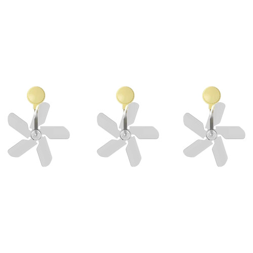 Ventouse de ventilateur d'extraction de-Jaune crème