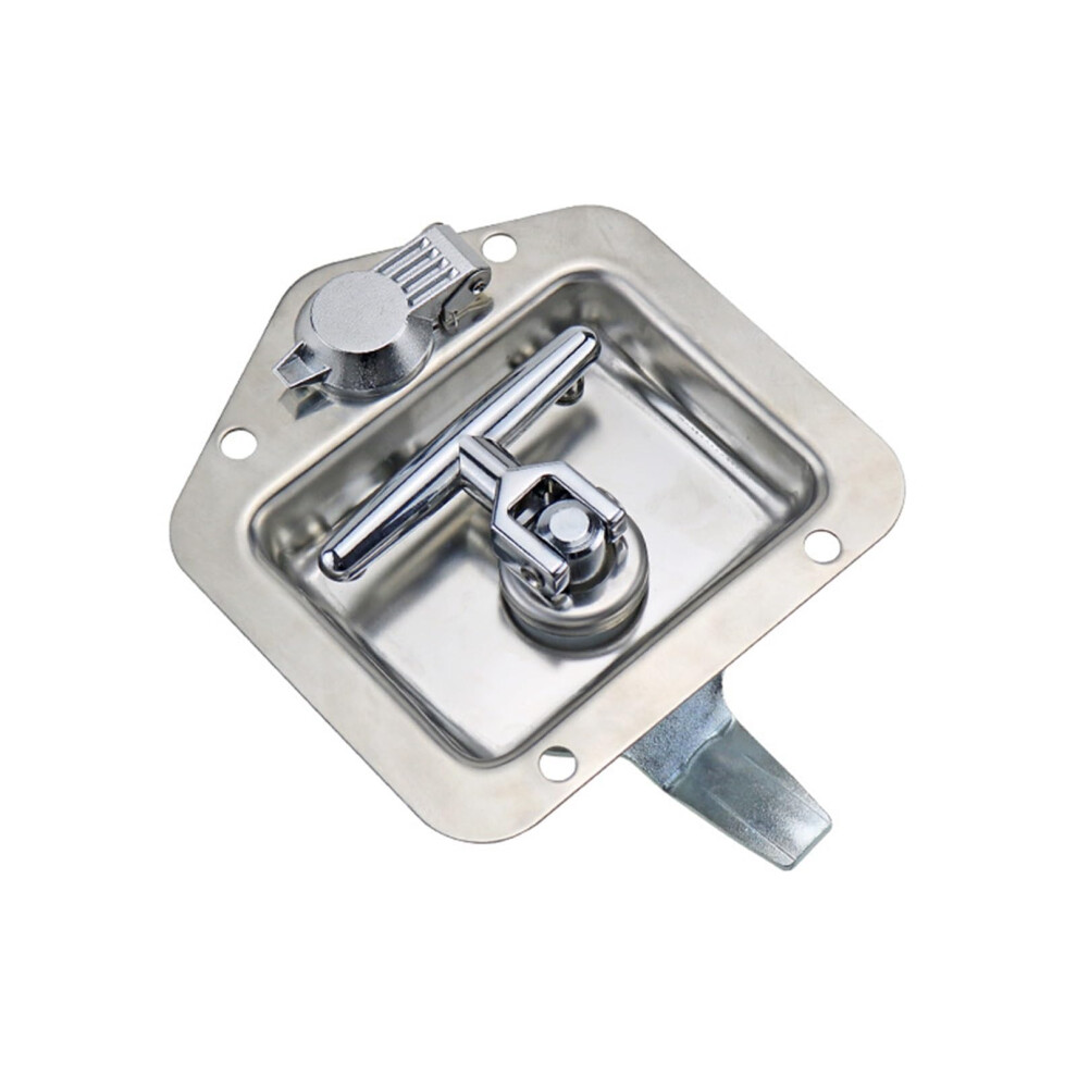 Ms858 Stainless Steel Panel Lock Ttype Latch Box Lock For Industrial Cabinet Heavyduty Equipment Special Vehicles Caravans 1Pcs(Ms858) 9426802950519