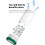 50PCS 3Layer Cigarette Filters, with Conversion ead,Remove Tar and Chemical 3