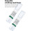 50PCS 3Layer Cigarette Filters, with Conversion ead,Remove Tar and Chemical 4