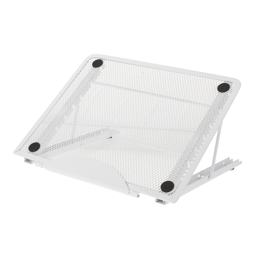 Adjustable Laptop Stands Holder For Laptop Tablet Metal Folding Rack Heat Dissipation Computer Stand White 9426802951240