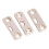 (As show, One size) 3pcs Large Medium Small Thin Needle Plate Single Needle for 591 Industrial Sewing Machine 2