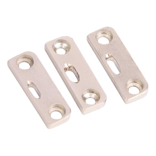 (As show, One size) 3pcs Large Medium Small Thin Needle Plate Single Needle for 591 Industrial Sewing Machine 1
