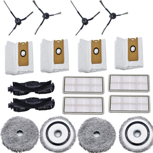 Vacuum Side Brush Dust Bag Main Brush Replacement Mop Cloth