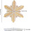 Snowflake Shaped Stomping Mat  Snowboard Stomping Pads with Improved Grip 4