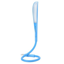 (As show, One size) Blue LED Sewing Light with USB Charging Port Eye Protection EnergySaving Table Lamp 3 Brightness Levels
